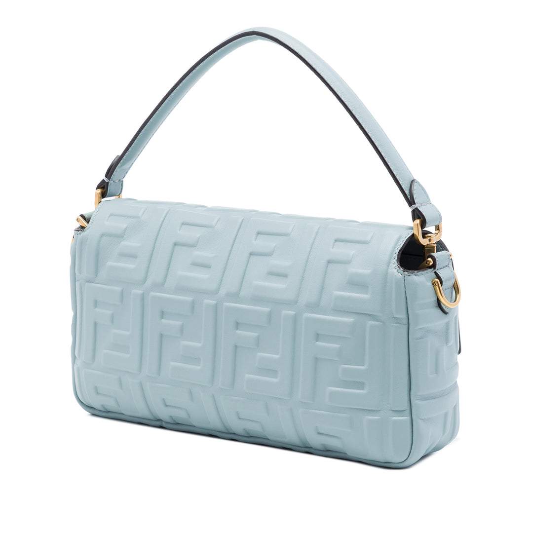 Fendi Zucca embossé Cuir Baguette Sac