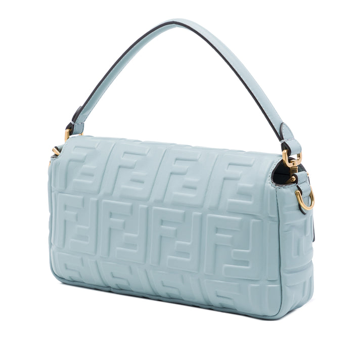 Fendi Zucca embossé Cuir Baguette Sac