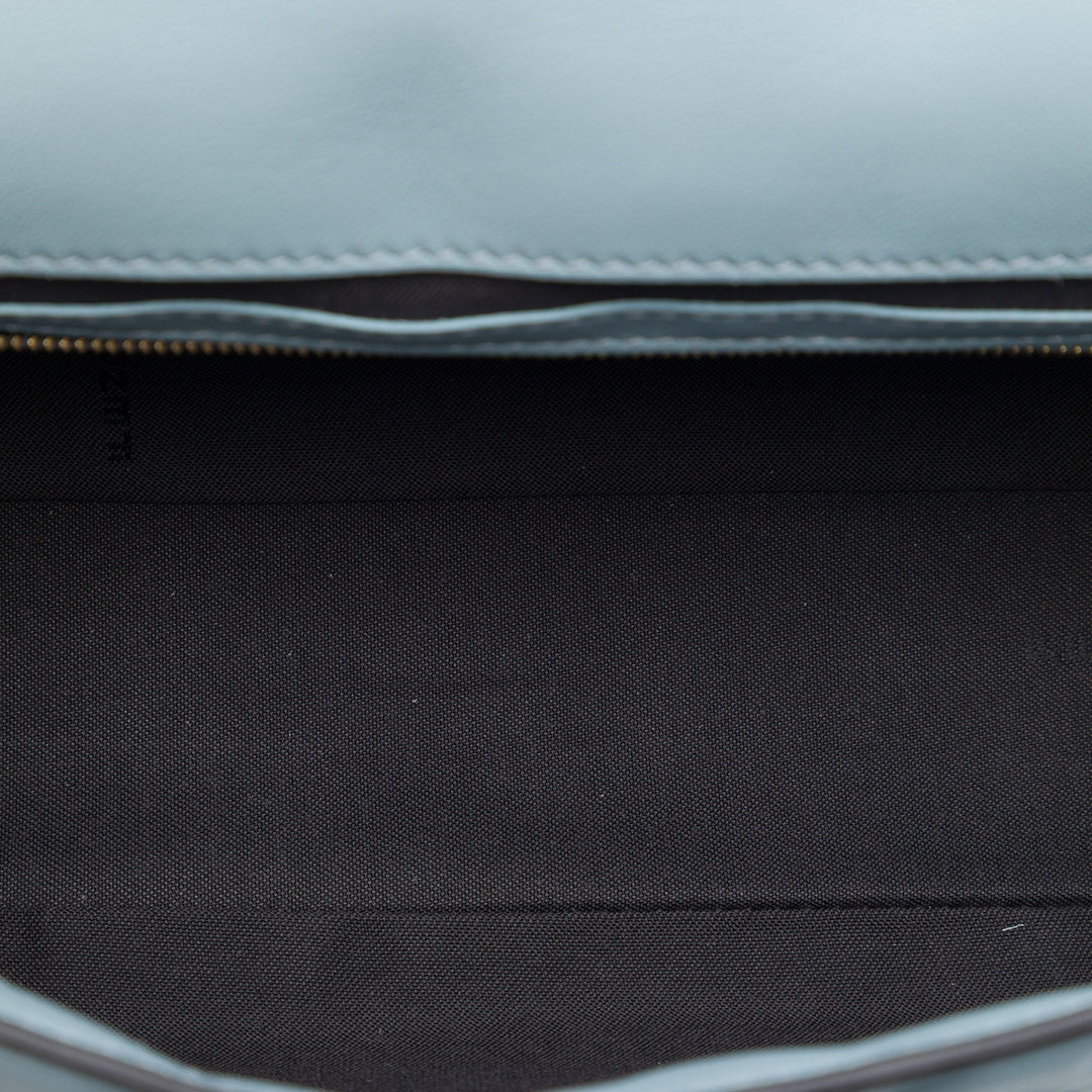 Fendi Zucca embossé Cuir Baguette Sac
