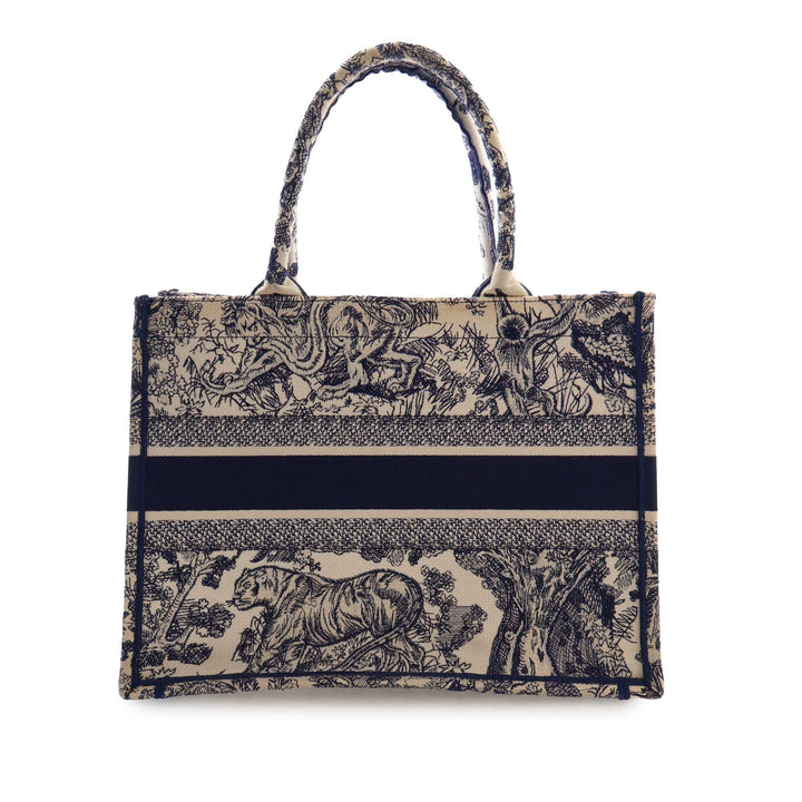Dior Medium Toile brodé Dioriviera Toile De Jouy Book Cabas