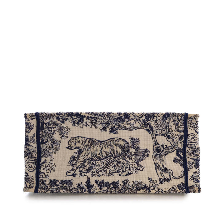 Dior Medium Toile brodé Dioriviera Toile De Jouy Book Cabas