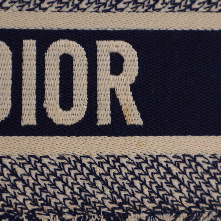 Dior Medium Toile brodé Reverse Dioriviera Toile De Jouy Book Cabas