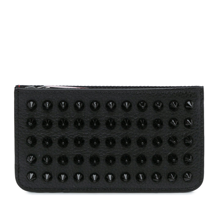 Leather Credilou Card Holder Black - Gaby Paris