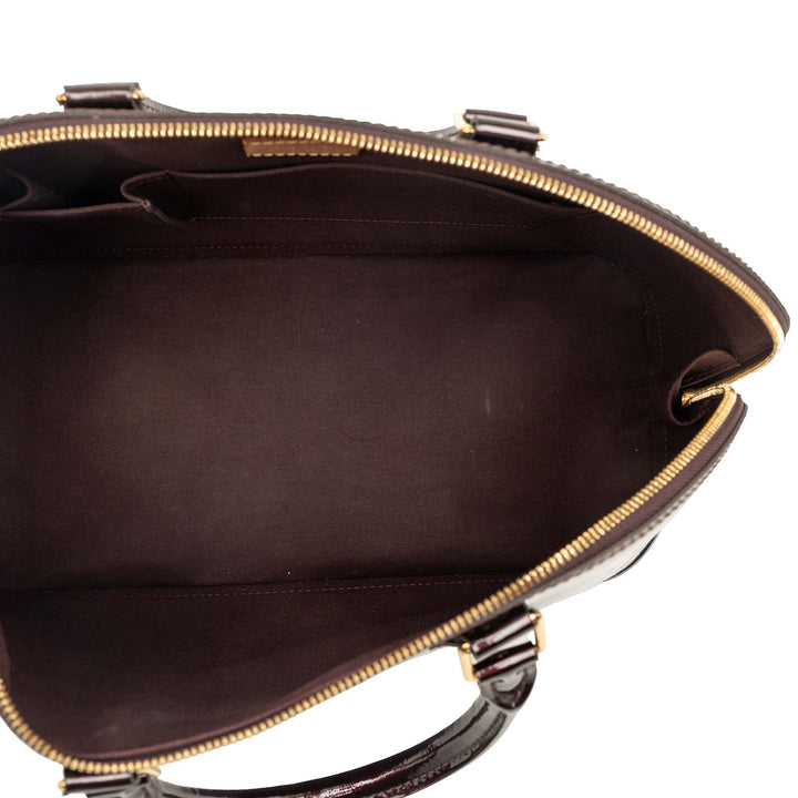 Alma GM Cuir verni Monogram Violet