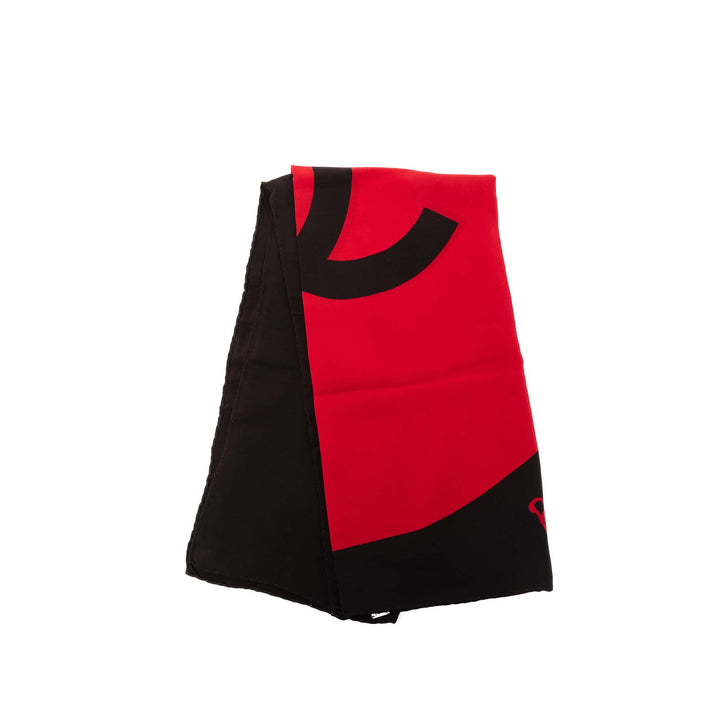 Chanel CC Bravo Le Japon Printed Soie Foulard