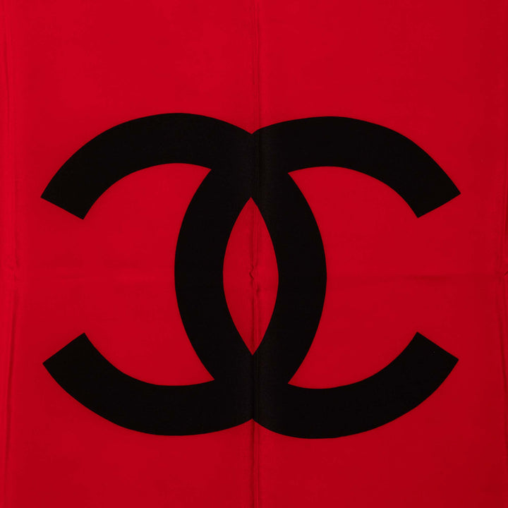 Chanel CC Bravo Le Japon Printed Soie Foulard