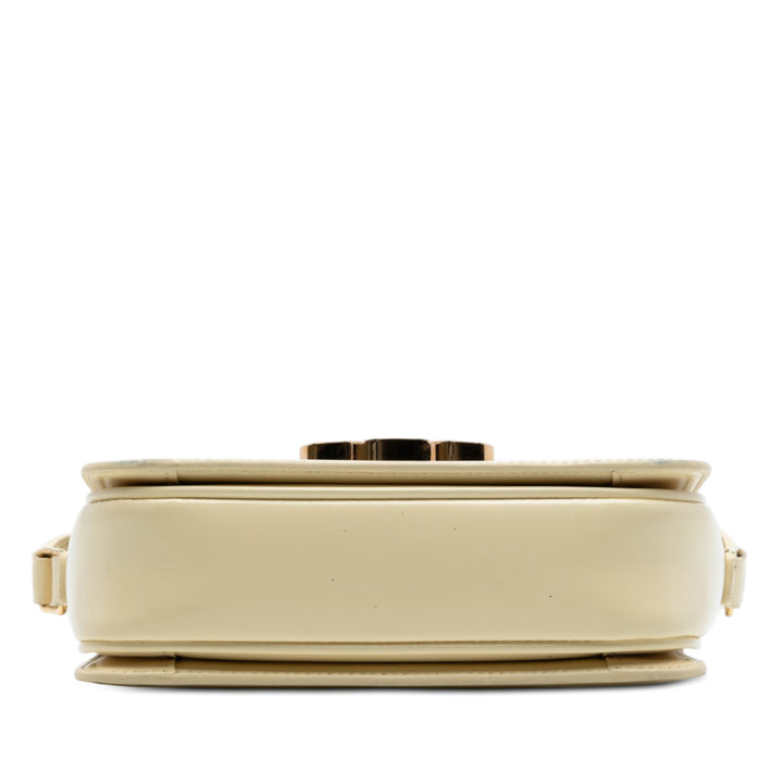 Celine Classique brillant Cuir de veau Triomphe Sac porté croisé