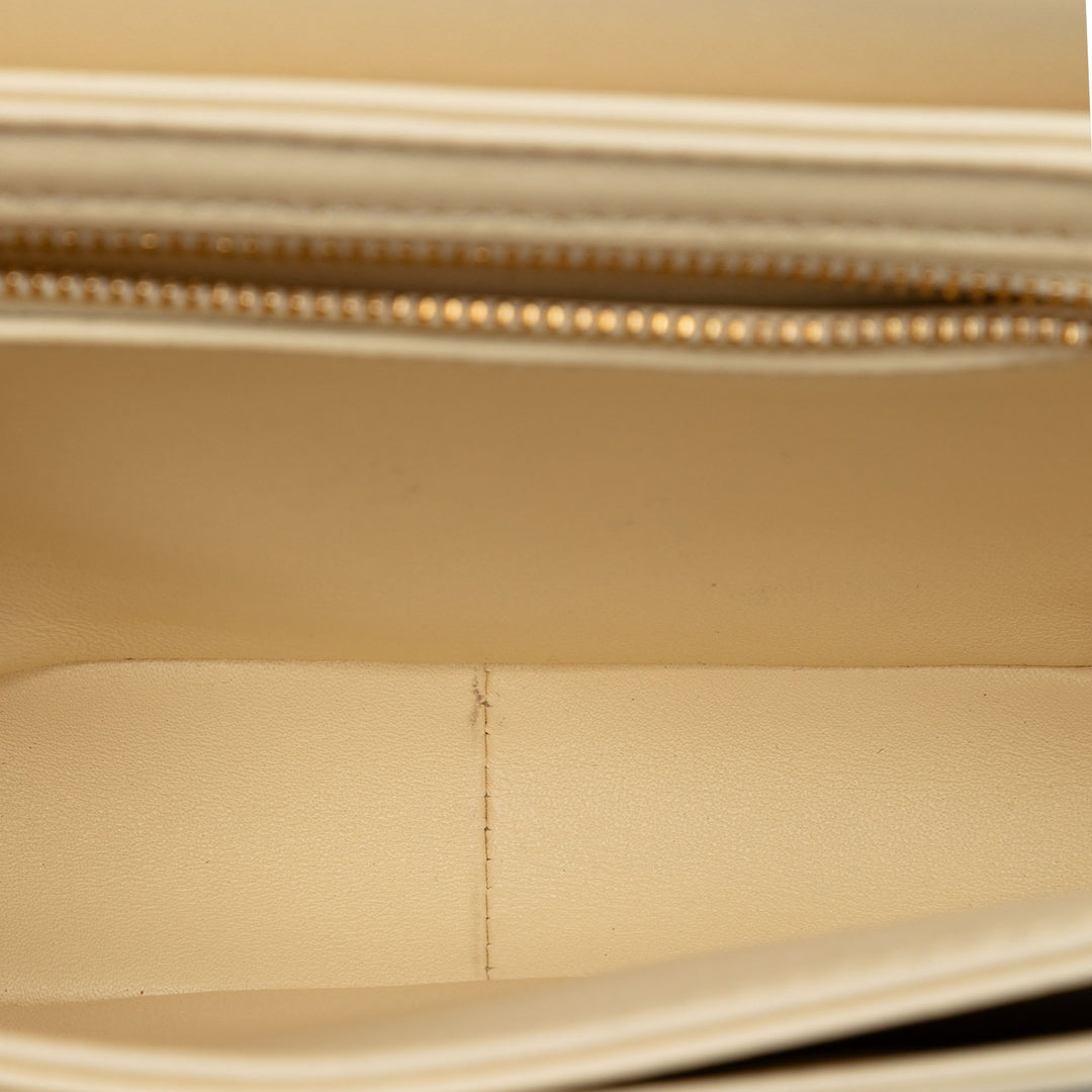 Celine Classique brillant Cuir de veau Triomphe Sac porté croisé