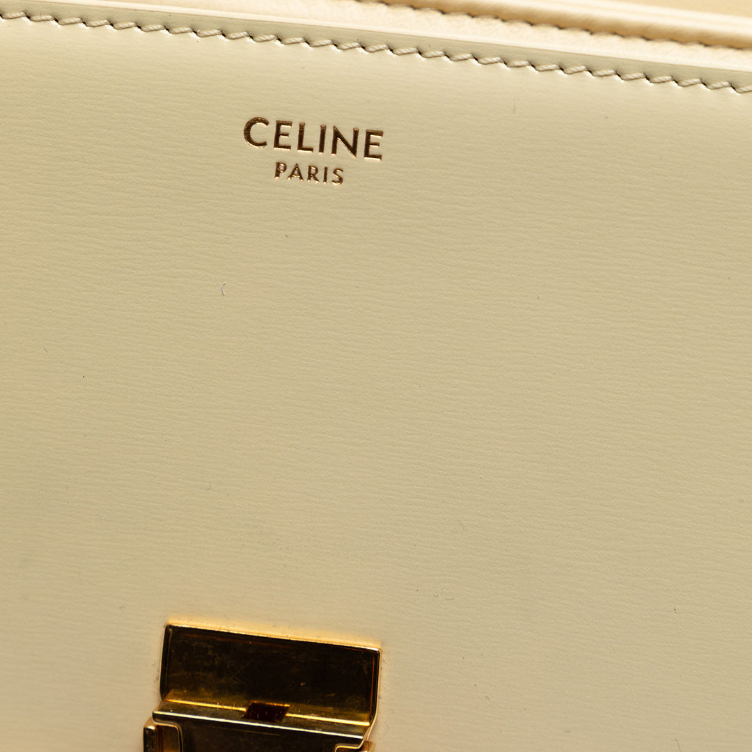 Celine Classique brillant Cuir de veau Triomphe Sac porté croisé