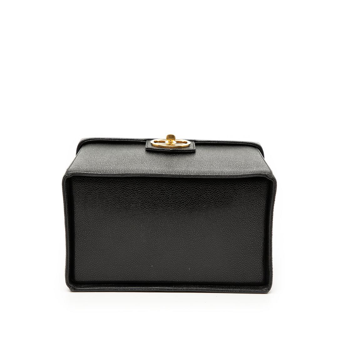 Chanel CC Vanity Boîte Étui Cuir caviar