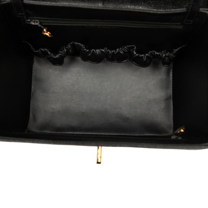 Chanel CC Vanity Boîte Étui Cuir caviar