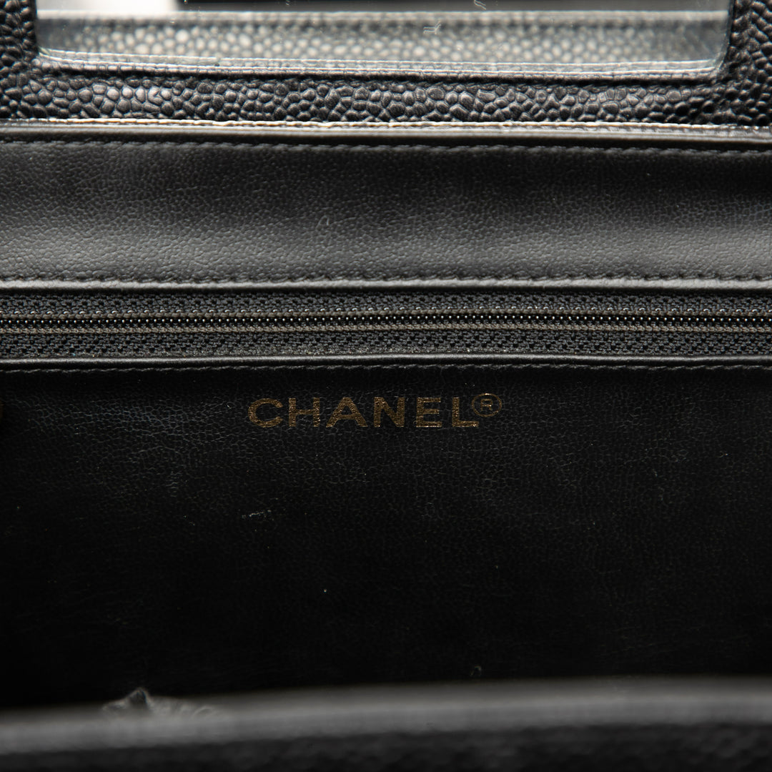 Chanel CC Vanity Boîte Étui Cuir caviar