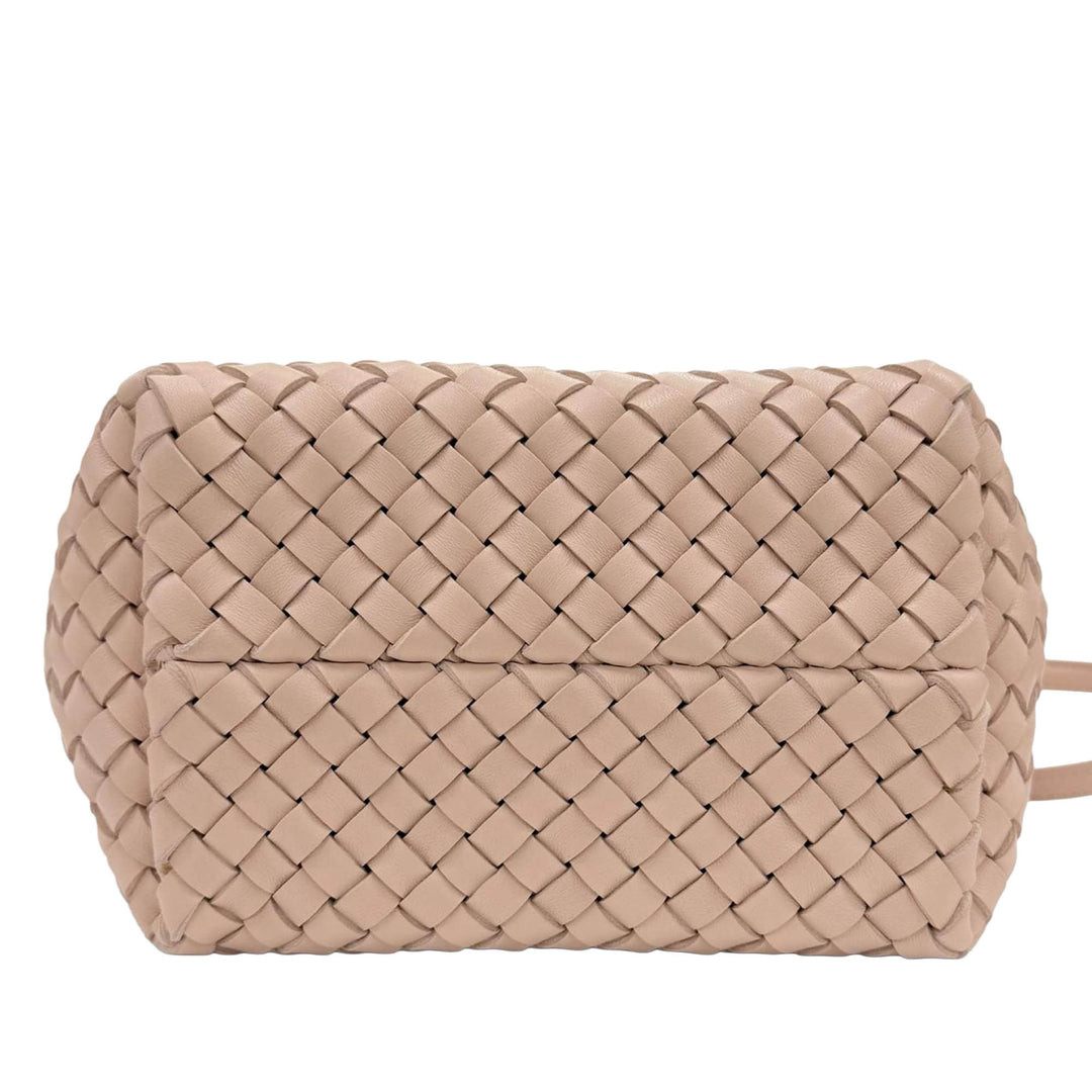 Intreccio Cabat Cabas Mini Cuir d'agneau Rose