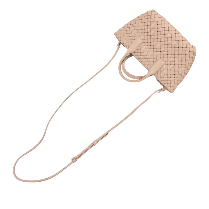 Intreccio Cabat Cabas Mini Cuir d'agneau Rose