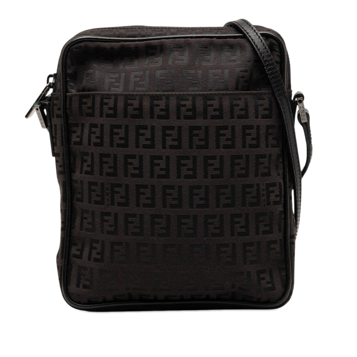 Fendi Zucchino Toile Sac porté croisé