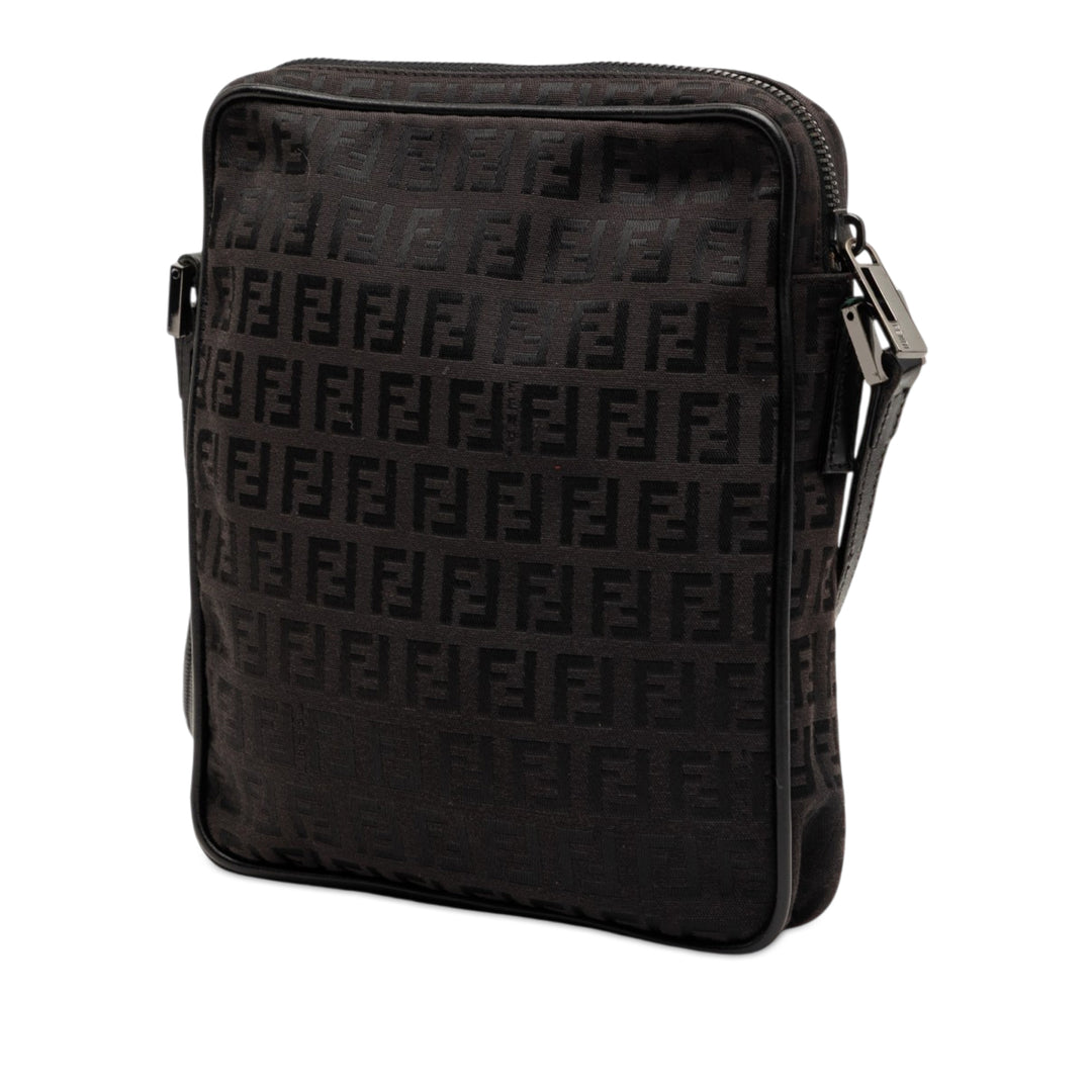 Fendi Zucchino Toile Sac porté croisé