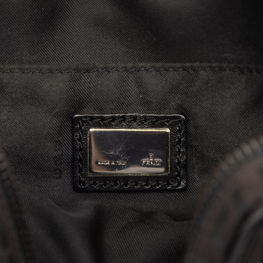 Fendi Zucchino Toile Sac porté croisé