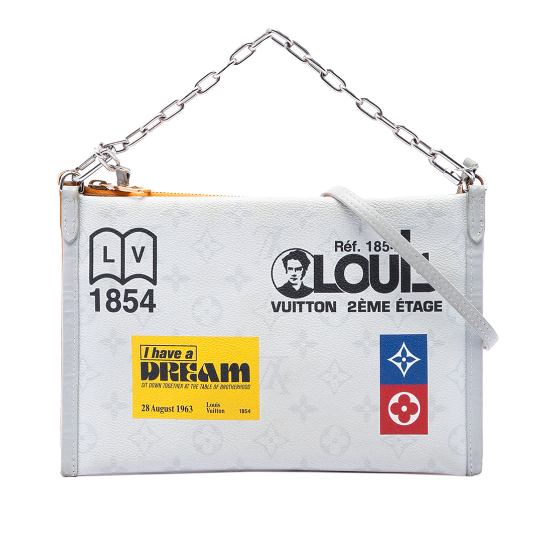 Louis Vuitton Antartica Double Plat Messenger Toile Monogram