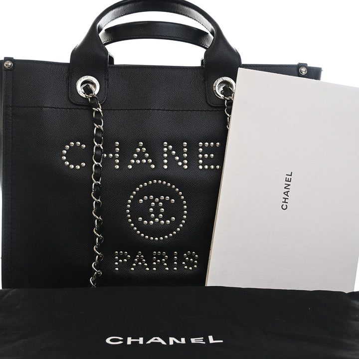 Chanel Small Caviar clouté Deauville Cabas