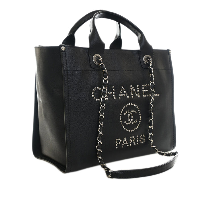Chanel Small Caviar clouté Deauville Cabas