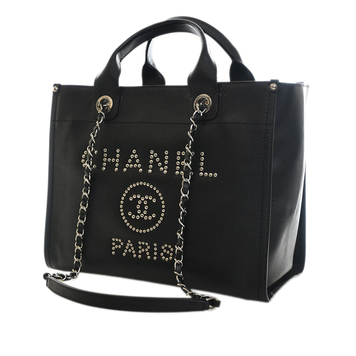 Chanel Small Caviar clouté Deauville Cabas