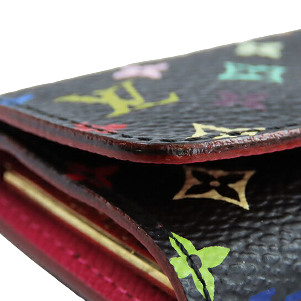 Monogram Multicolore 4 Key Holder Black - Gaby Paris