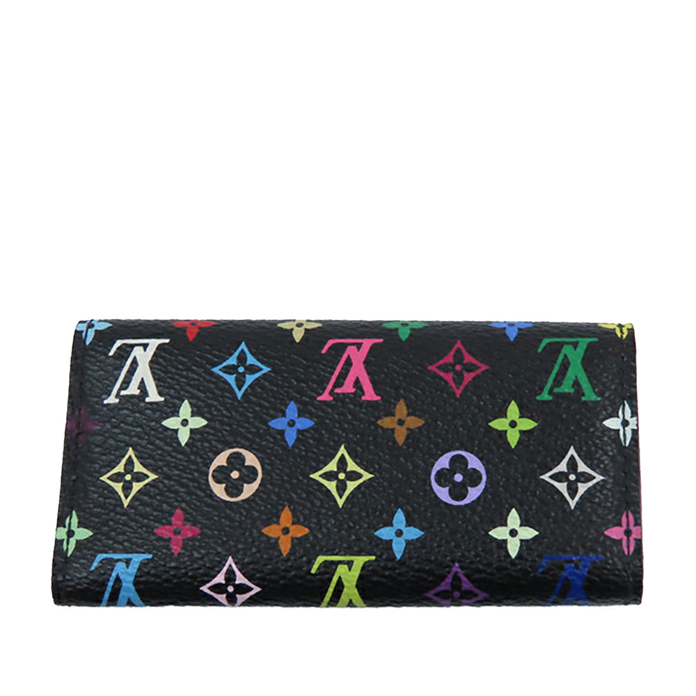 Louis Vuitton Monogram Multicolore 4 Key Holder Noir – GABY PARIS Authentique