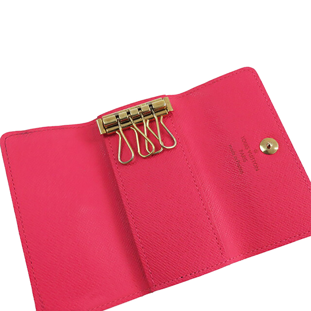 Monogram Multicolore 4 Key Holder Black - Gaby Paris