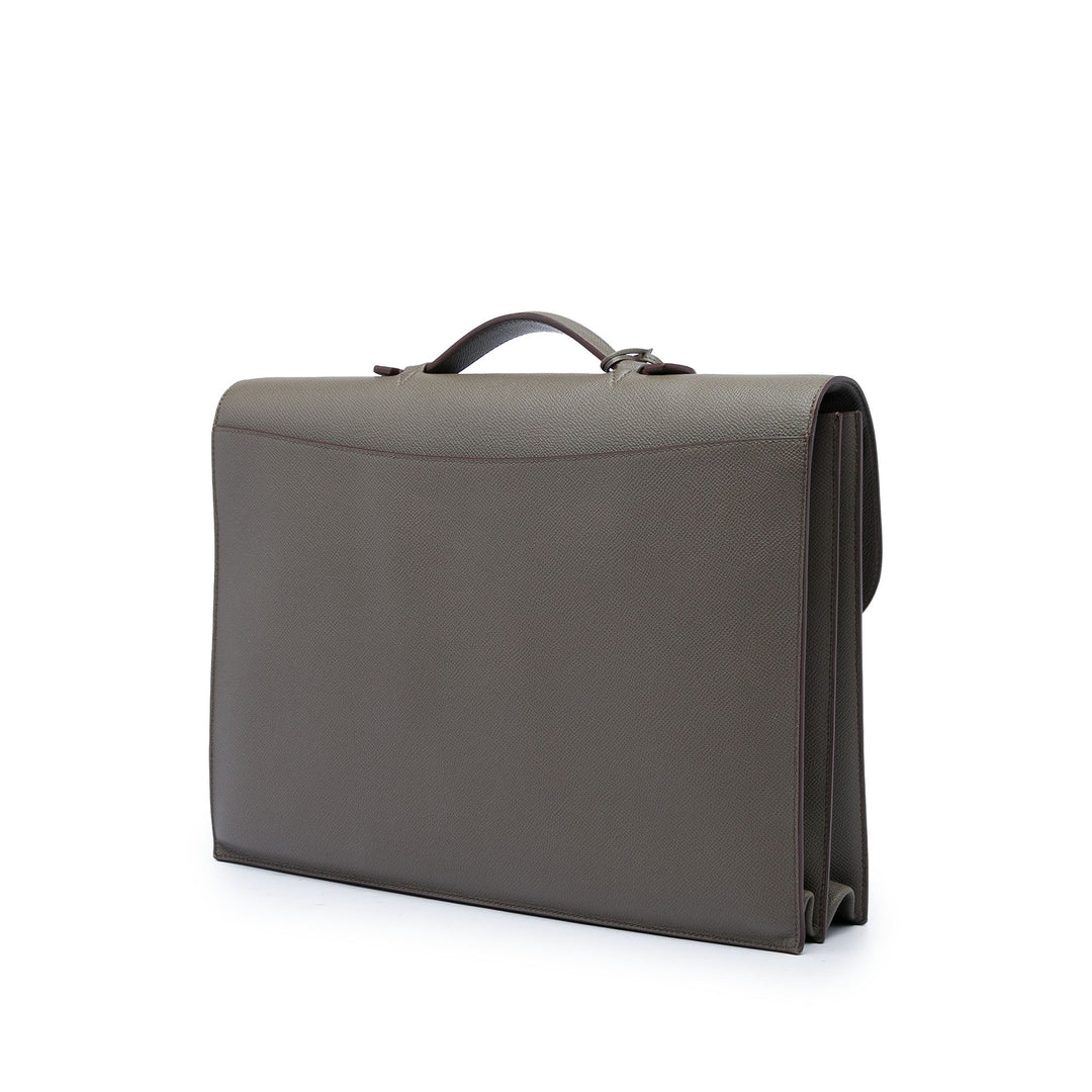 Hermès Sac A Depeches 38 Epsom Marron – vue 2 – GABY PARIS