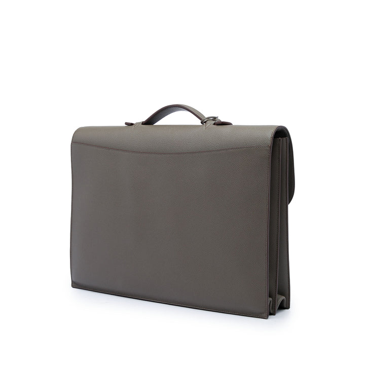 Hermès Sac A Depeches 38 Epsom Marron – vue 2 – GABY PARIS