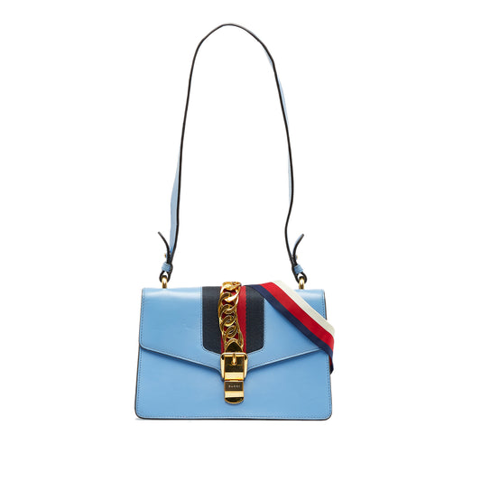 Small Sylvie Shoulder Bag Blue - Gaby Paris
