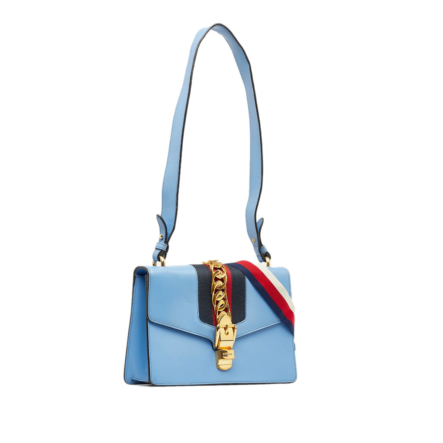 Small Sylvie Shoulder Bag Blue - Gaby Paris