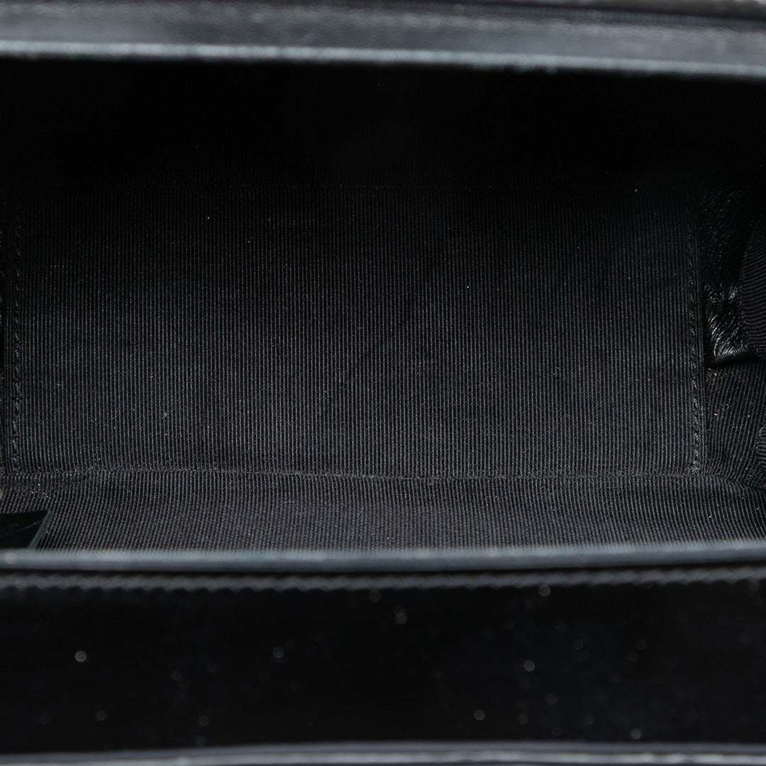 Chanel Glitter Cuir verni Evening On The Moon Camera Étui