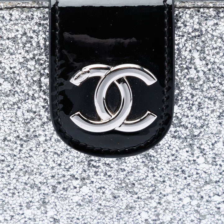 Chanel Glitter Cuir verni Evening On The Moon Camera Étui