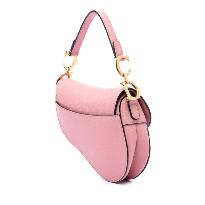 Dior Mini Cuir de veau grainé Saddle Sac