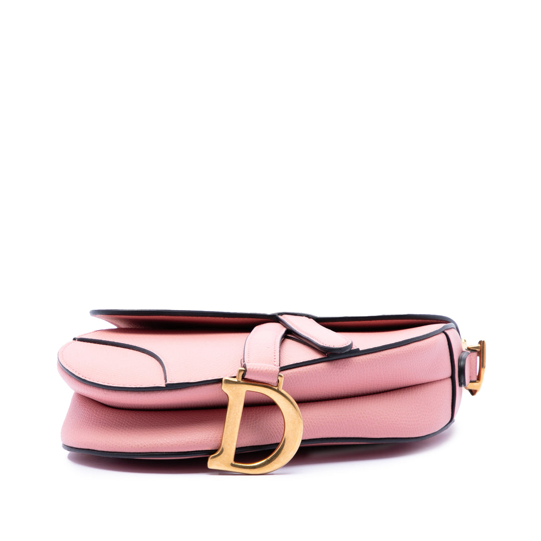 Dior Mini Cuir de veau grainé Saddle Sac