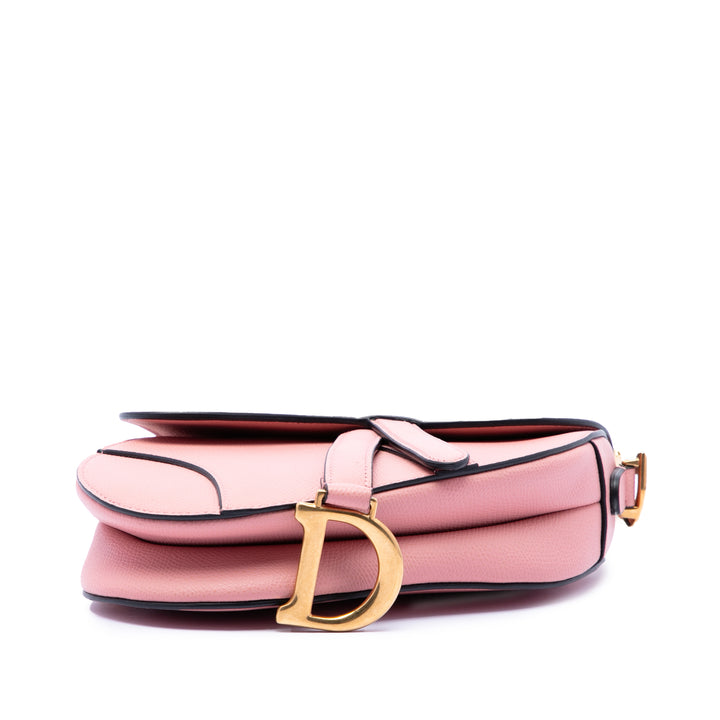 Dior Mini Cuir de veau grainé Saddle Sac