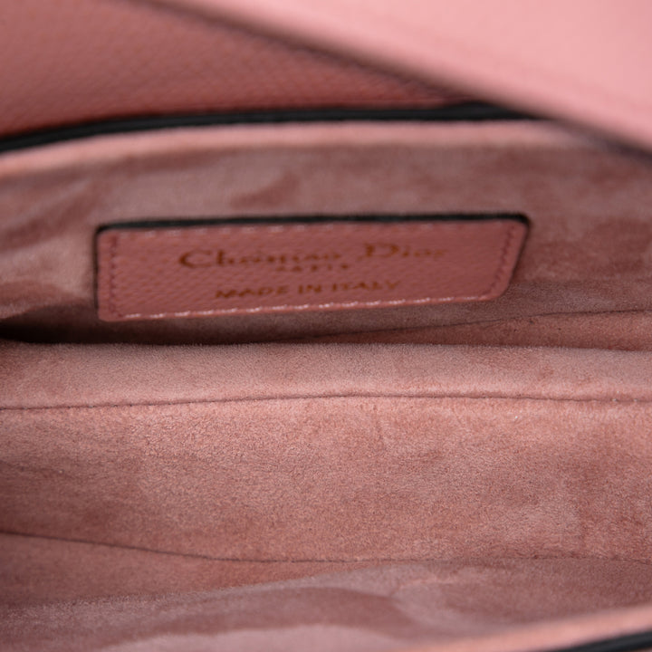 Dior Mini Cuir de veau grainé Saddle Sac