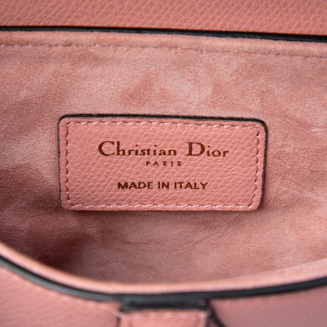 Dior Mini Cuir de veau grainé Saddle Sac