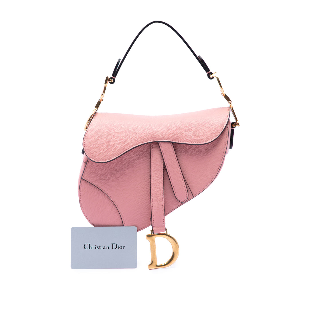 Dior Mini Cuir de veau grainé Saddle Sac