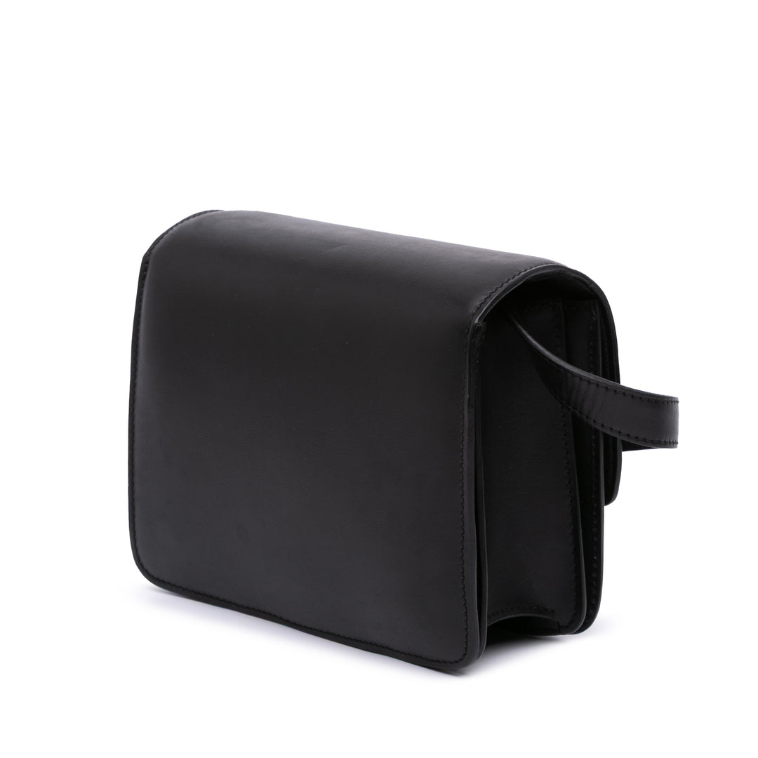 Celine Small Cuir de veau Classic Boîte Noir