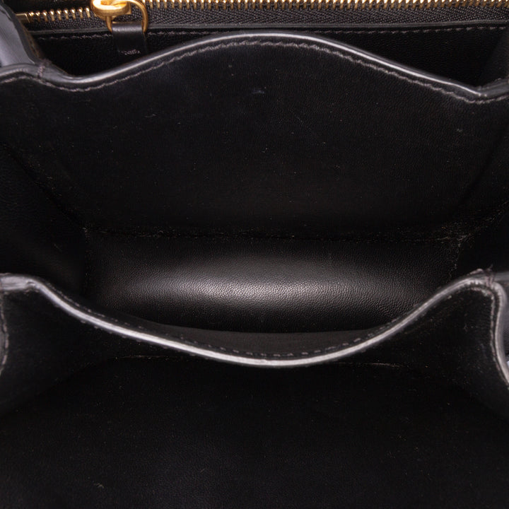 Celine Small Cuir de veau Classic Boîte Noir