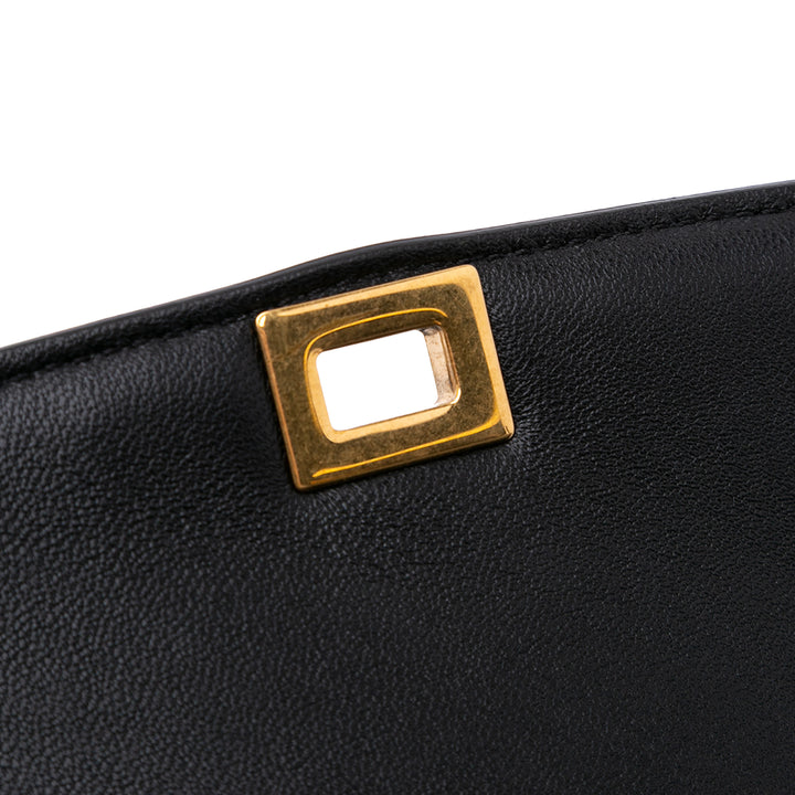 Celine Small Cuir de veau Classic Boîte Noir