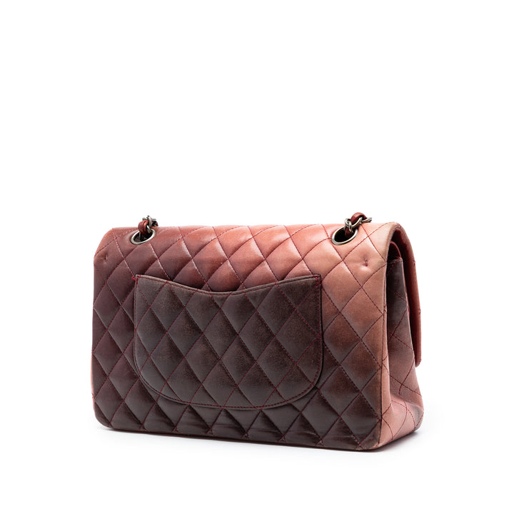 Chanel Classic Ombre Double rabat Moyen Cuir d'agneau