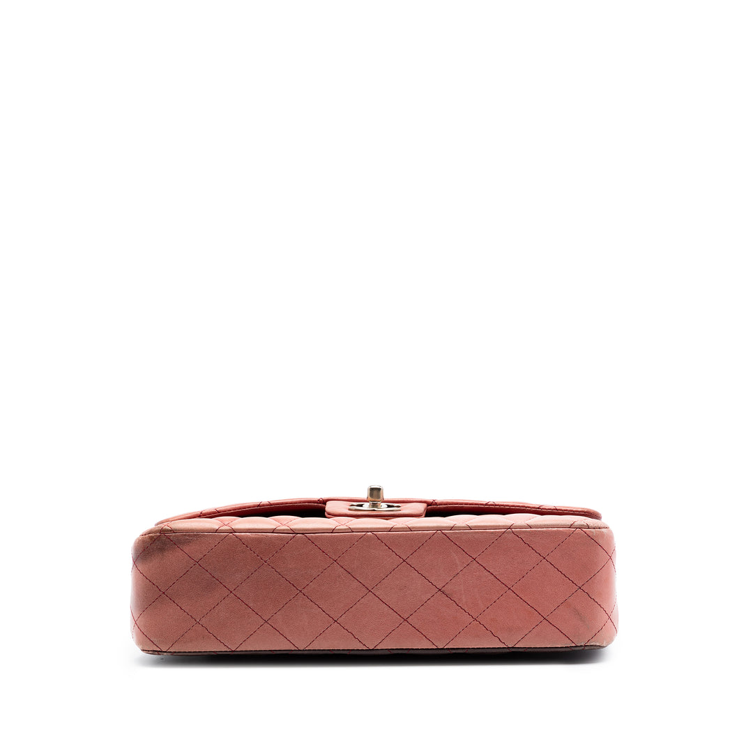 Chanel Classic Ombre Double rabat Moyen Cuir d'agneau