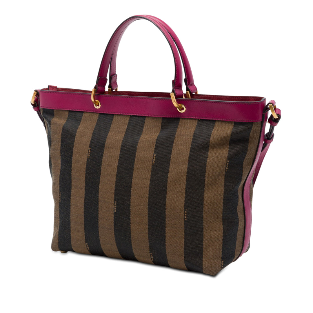 Fendi Large Pequin Toile Sac
