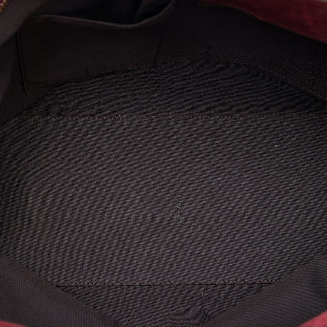 Fendi Large Pequin Toile Sac