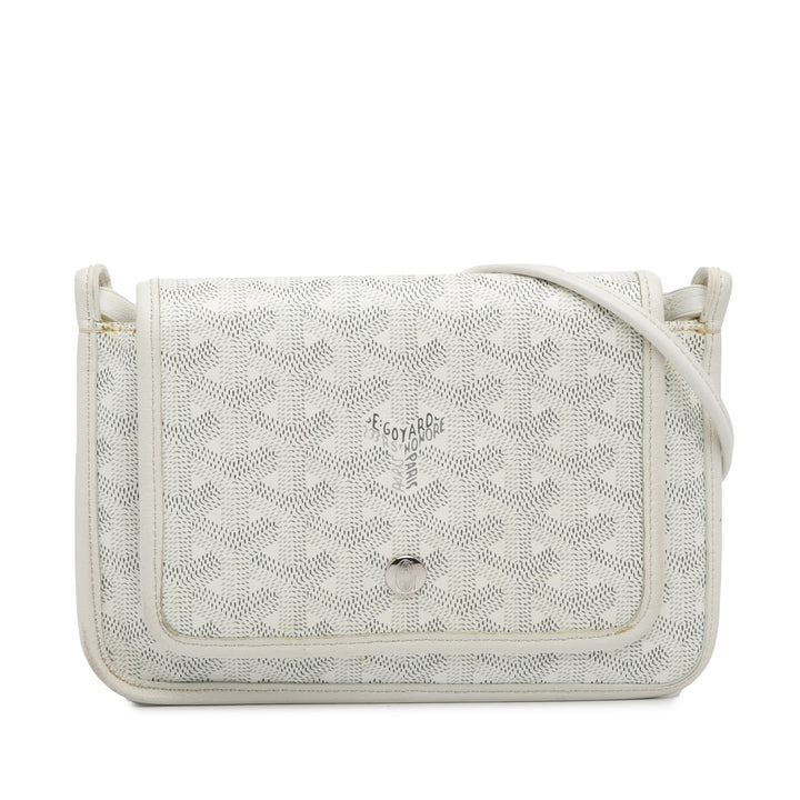 Goyardine Plumet Pocket Wallet White - Gaby Paris