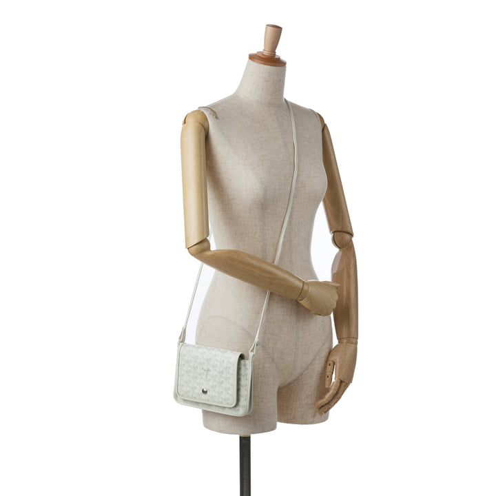 Goyardine Plumet Pocket Wallet White - Gaby Paris