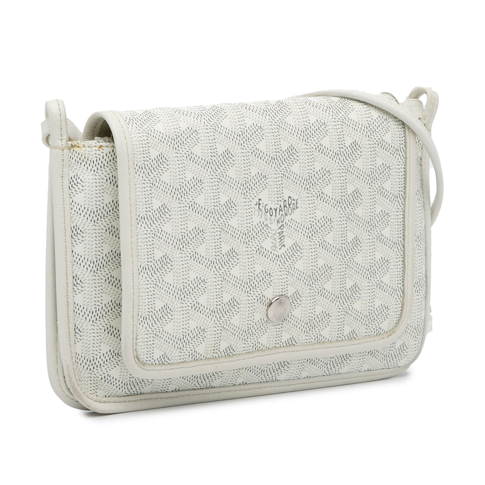 Goyardine Plumet Pocket Wallet White - Gaby Paris